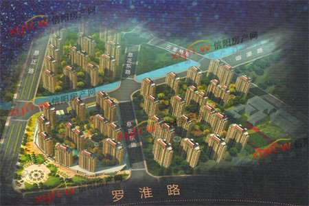 浉河区华仪富丽华城3室2厅1卫75万126m2毛坯房出售